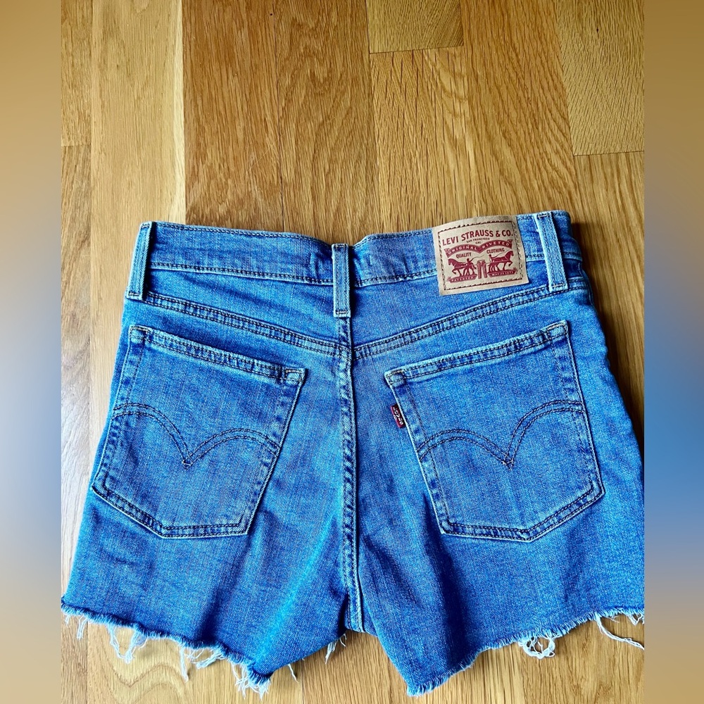 Levi's Blue Denim Jean Shorts